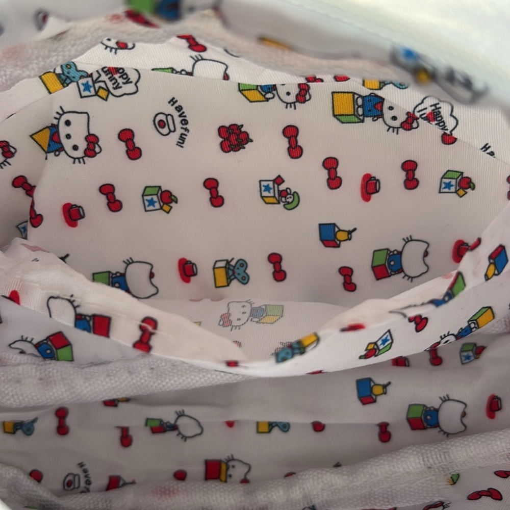 Hello Kitty Plush Pouch with Red Bow - Picture 4 of 5